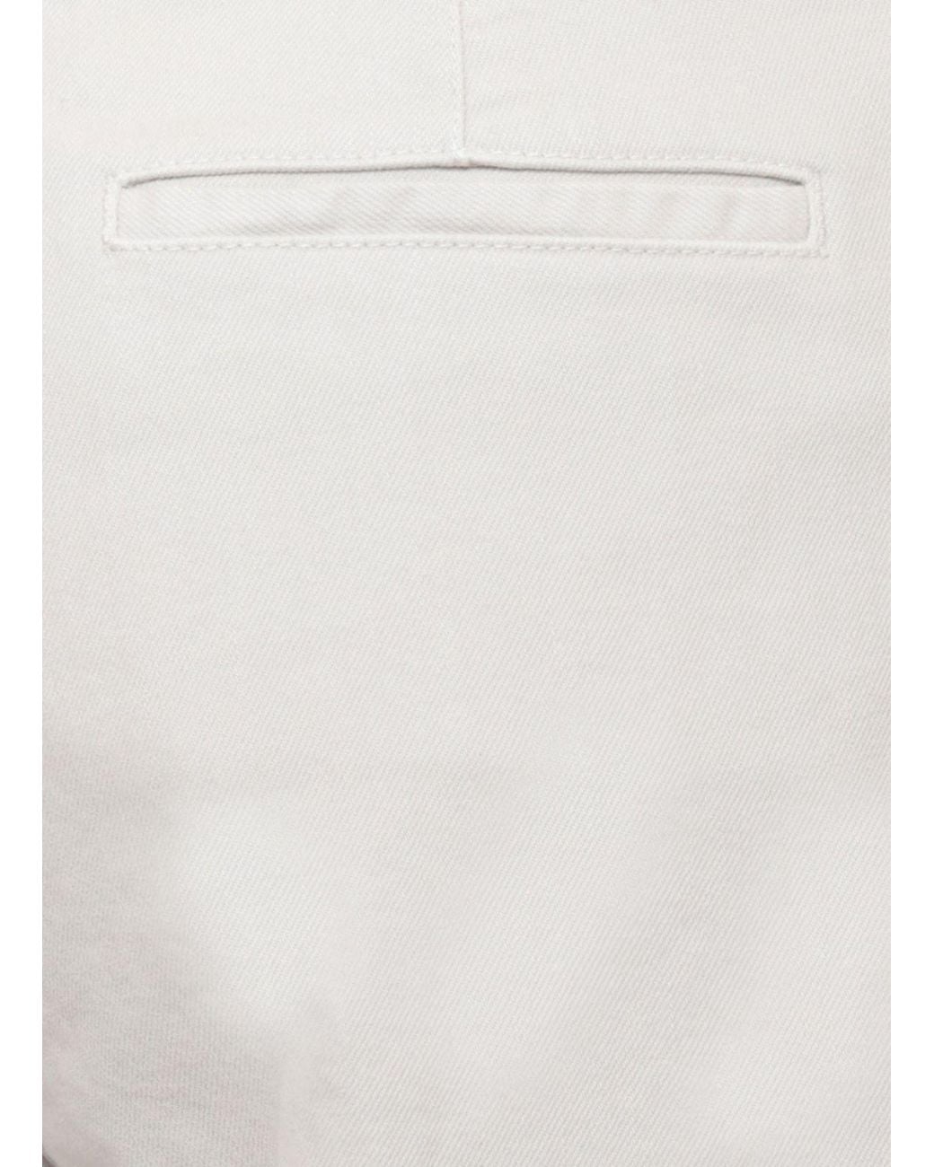 Peserico Gray Straight-Leg Cuffed Pants