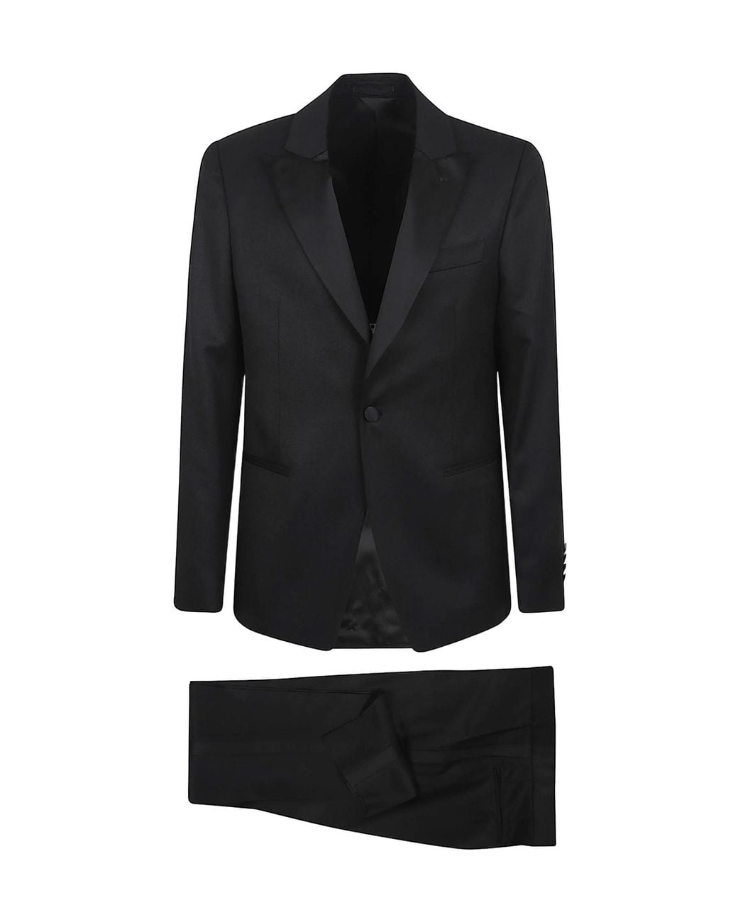 Lardini Black Soiree Regular-Fit Suit for men