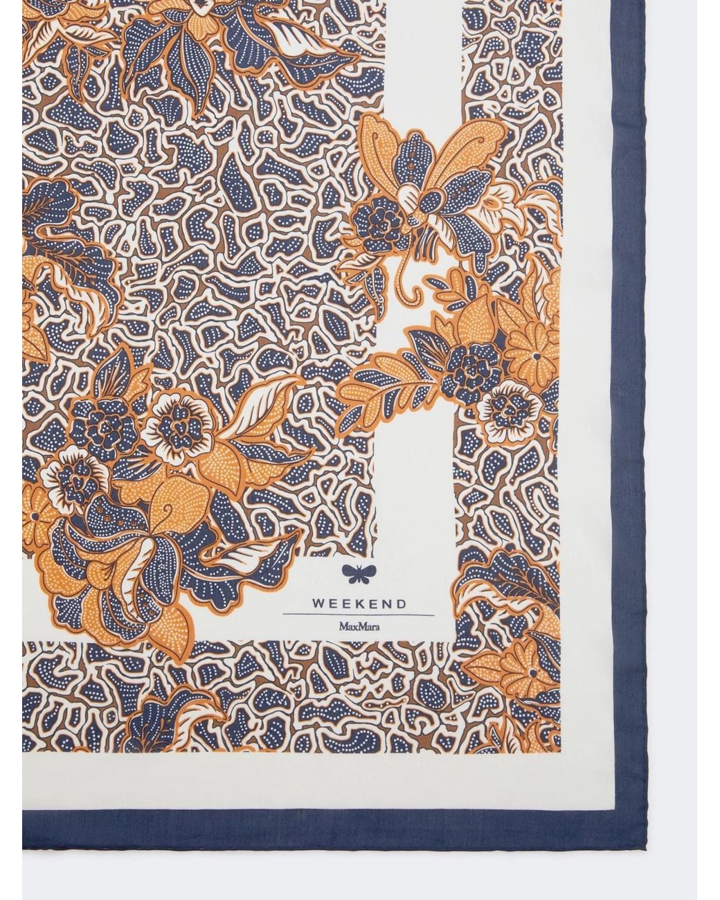 Weekend by Maxmara Gray Modal And Silk Blend Scarf