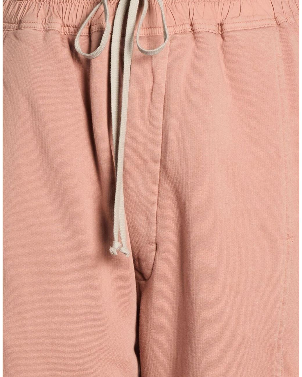 Rick Owens Pink Wide-Leg Trousers