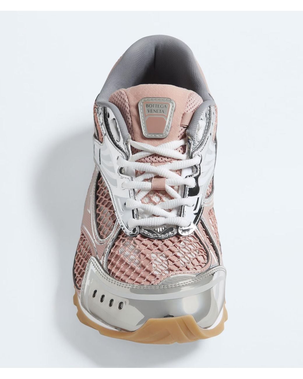Bottega Veneta Pink Orbit Lace-Up Sneakers
