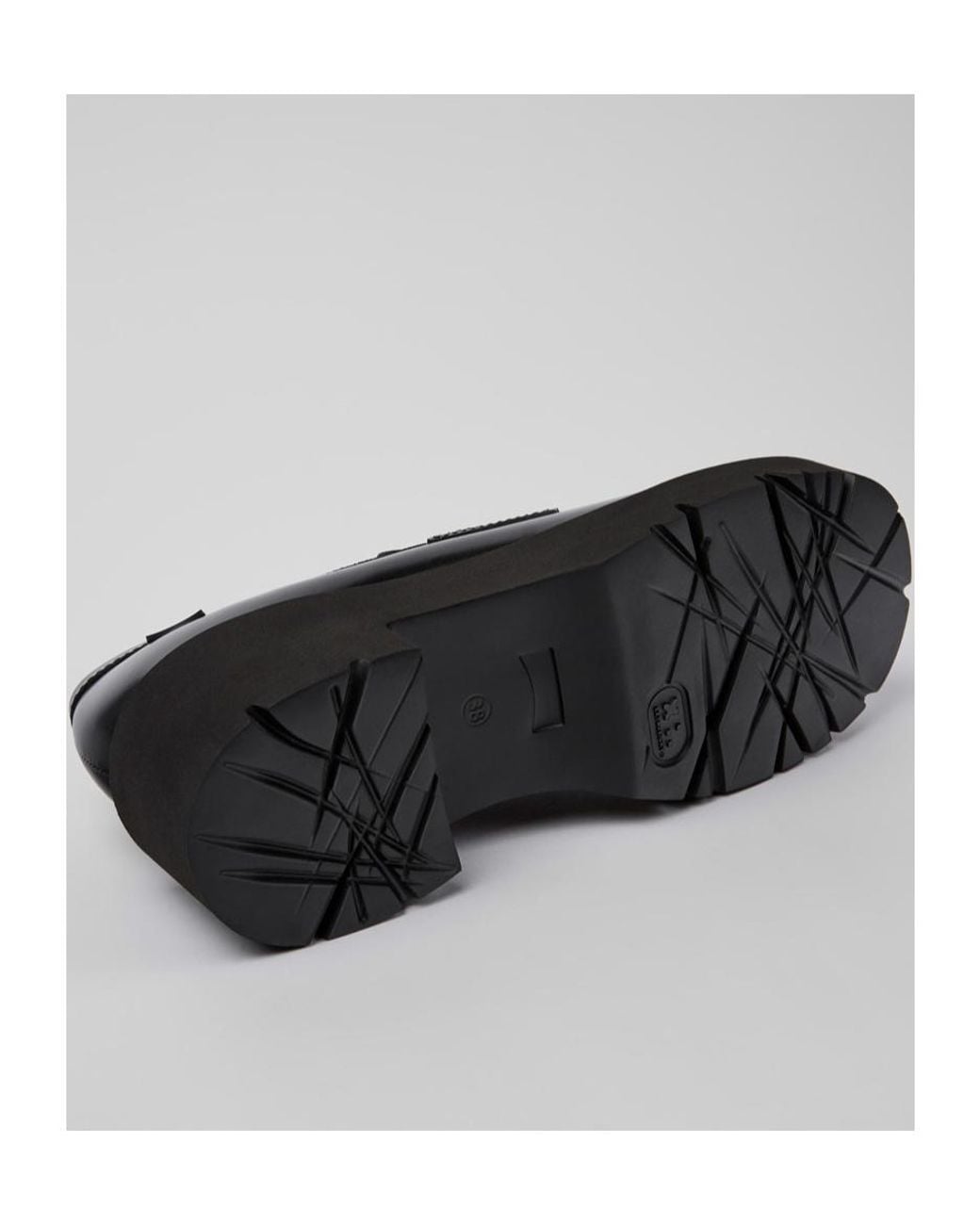 Camper Black Twins Loafers