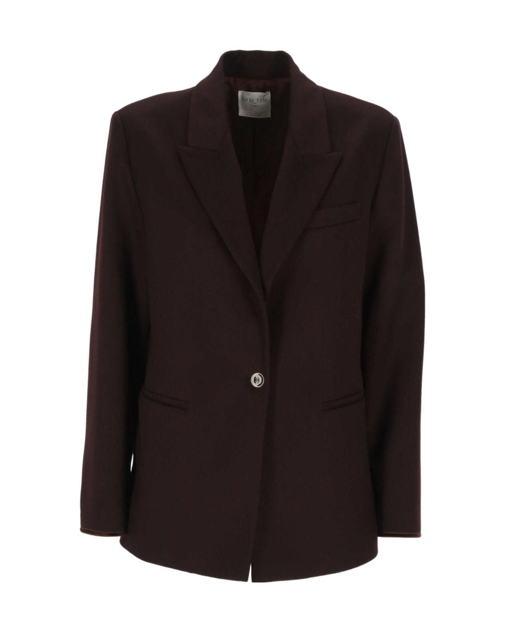 Forte_forte Black Long-Sleeved Blazer
