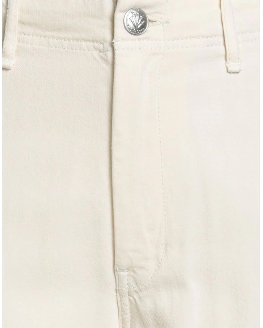 Rag & Bone White Loose Jeans