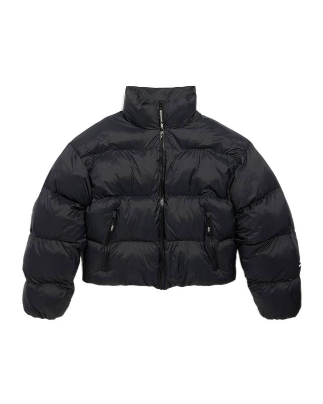 Balenciaga Blue Ski Cropped Puffer Jacket