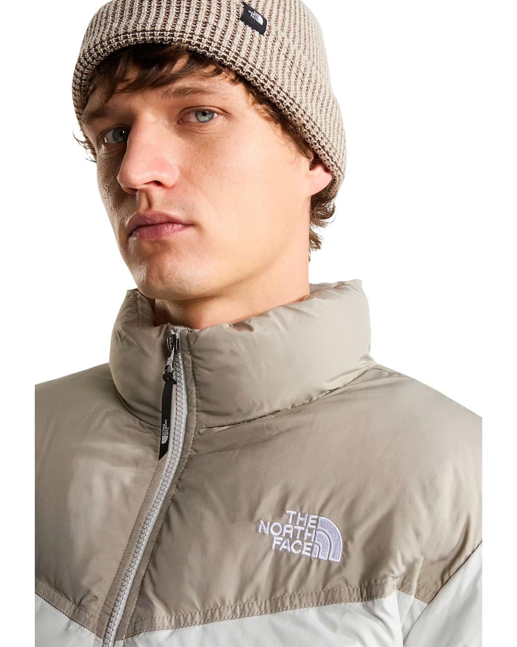 The North Face White Saikuru Logo Embroidered Jacket for men