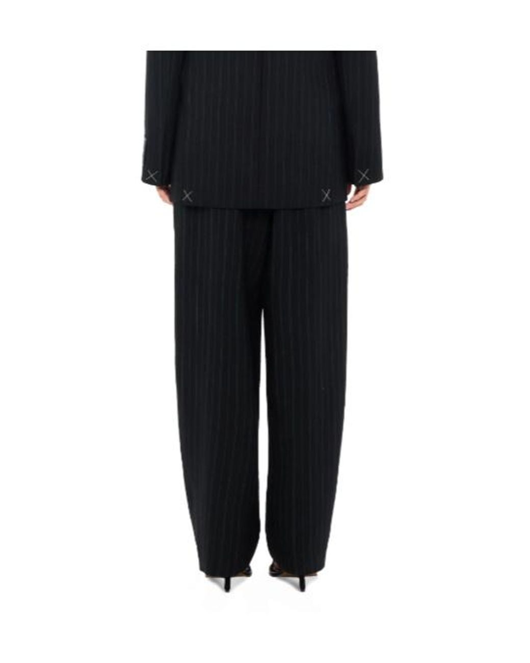 Off-White c/o Virgil Abloh Black Striped Tapered Pants