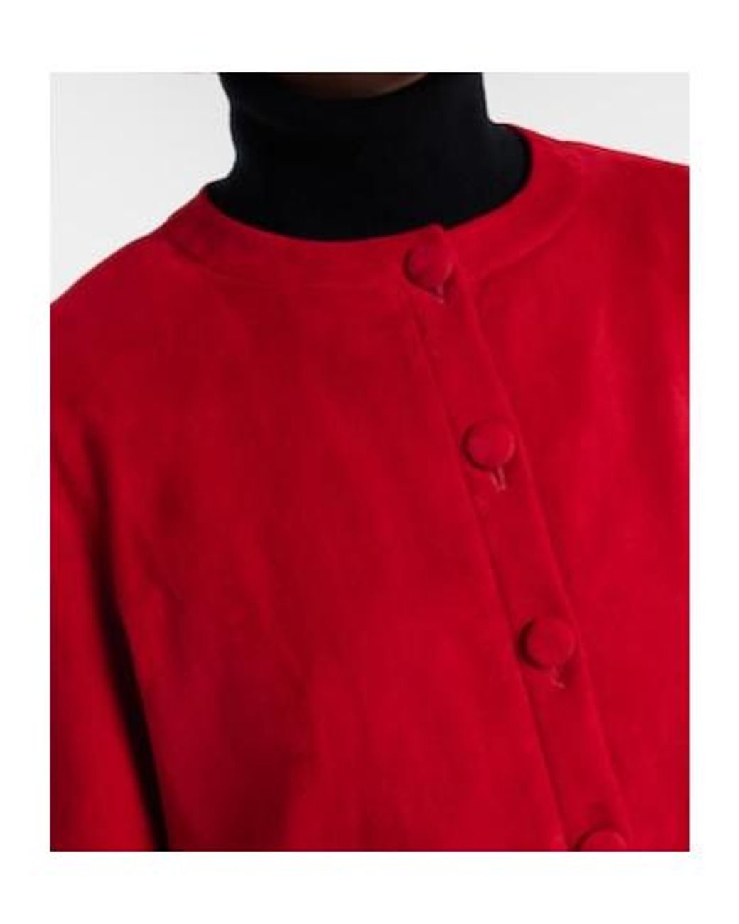 Stouls Red Gabrielle Suede Jacket