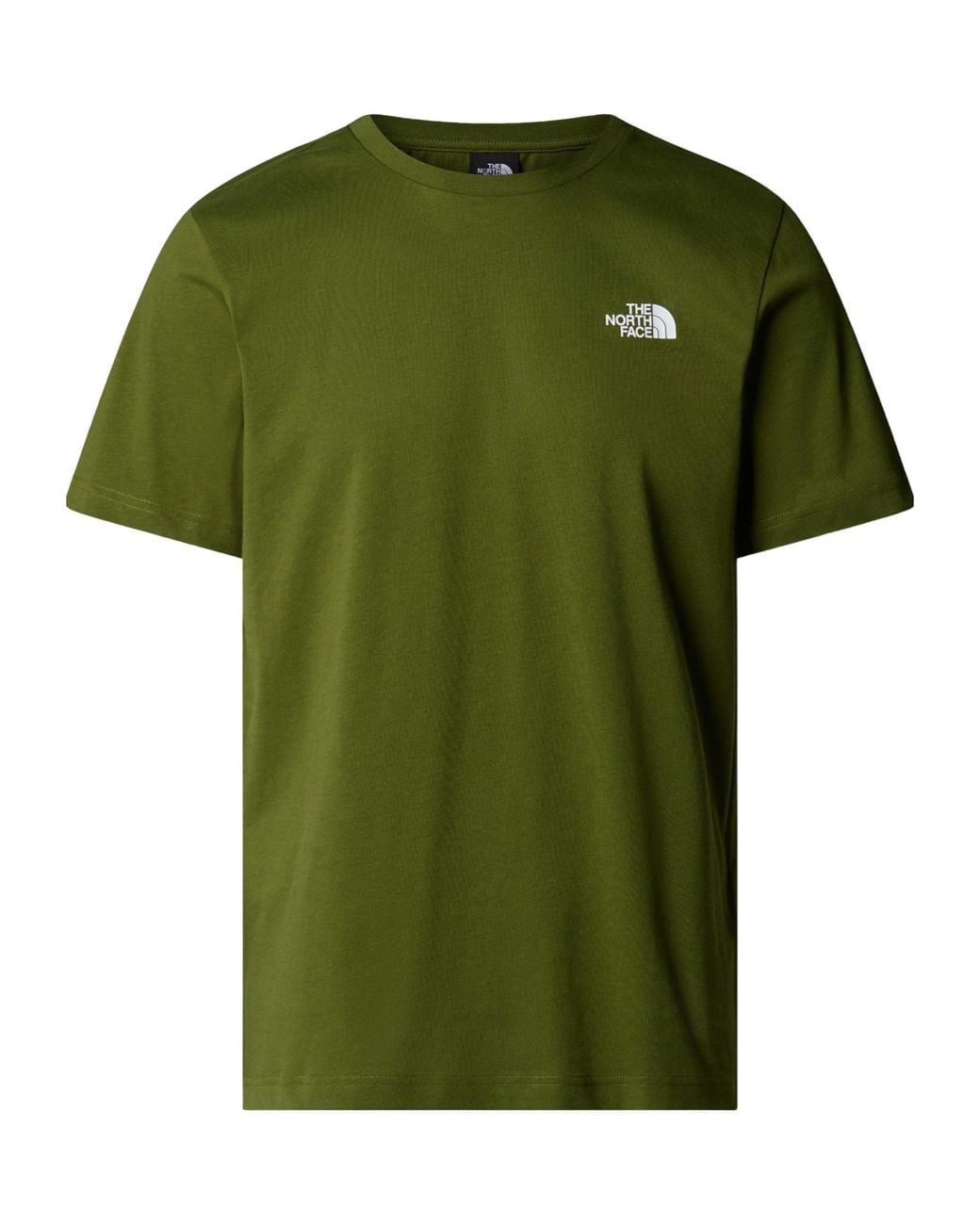 The North Face Green Regular Fit T-Shirt for men