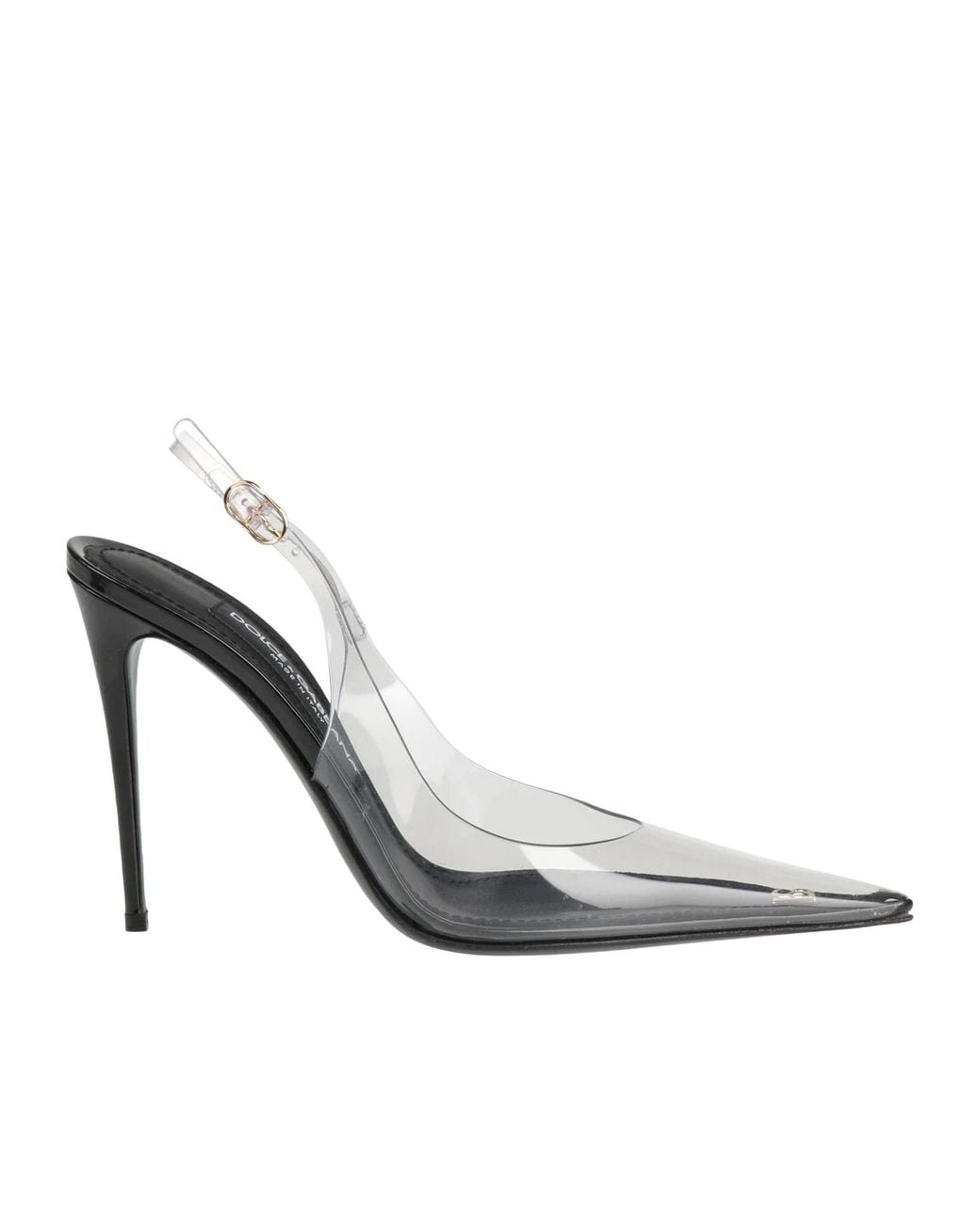 Dolce & Gabbana White Slingback Pumps