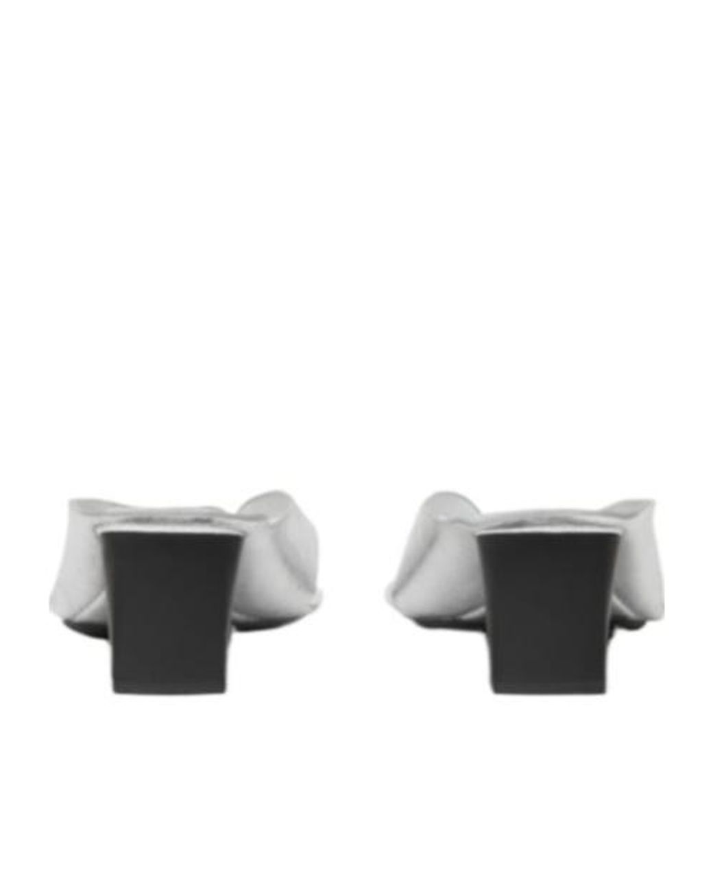 MM6 by Maison Margiela White Anatomic Flip Flop Mules
