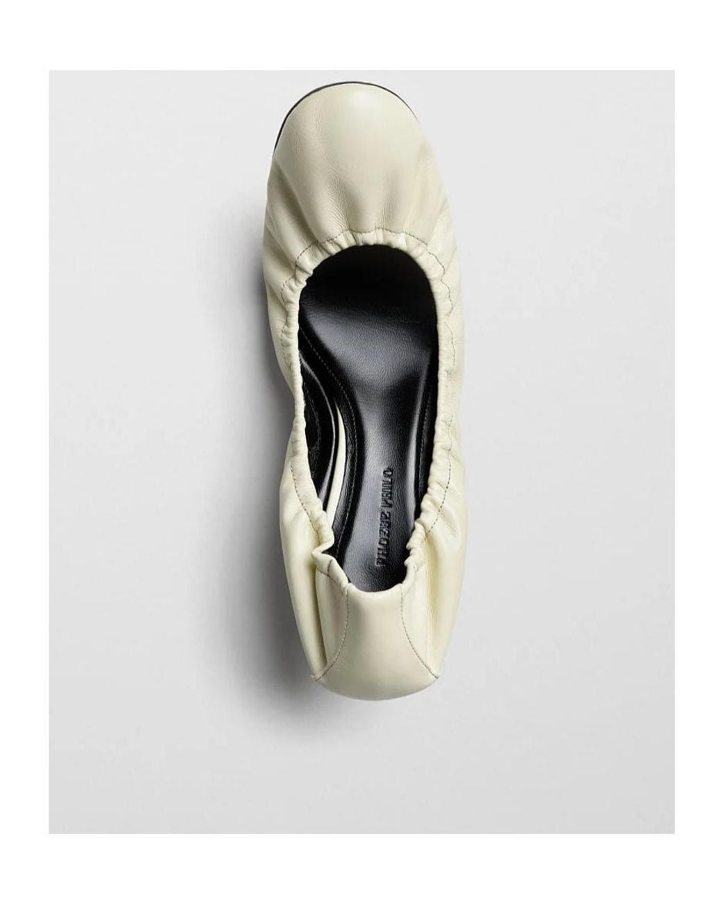 Phoebe Philo Natural Round-Toe High Heels