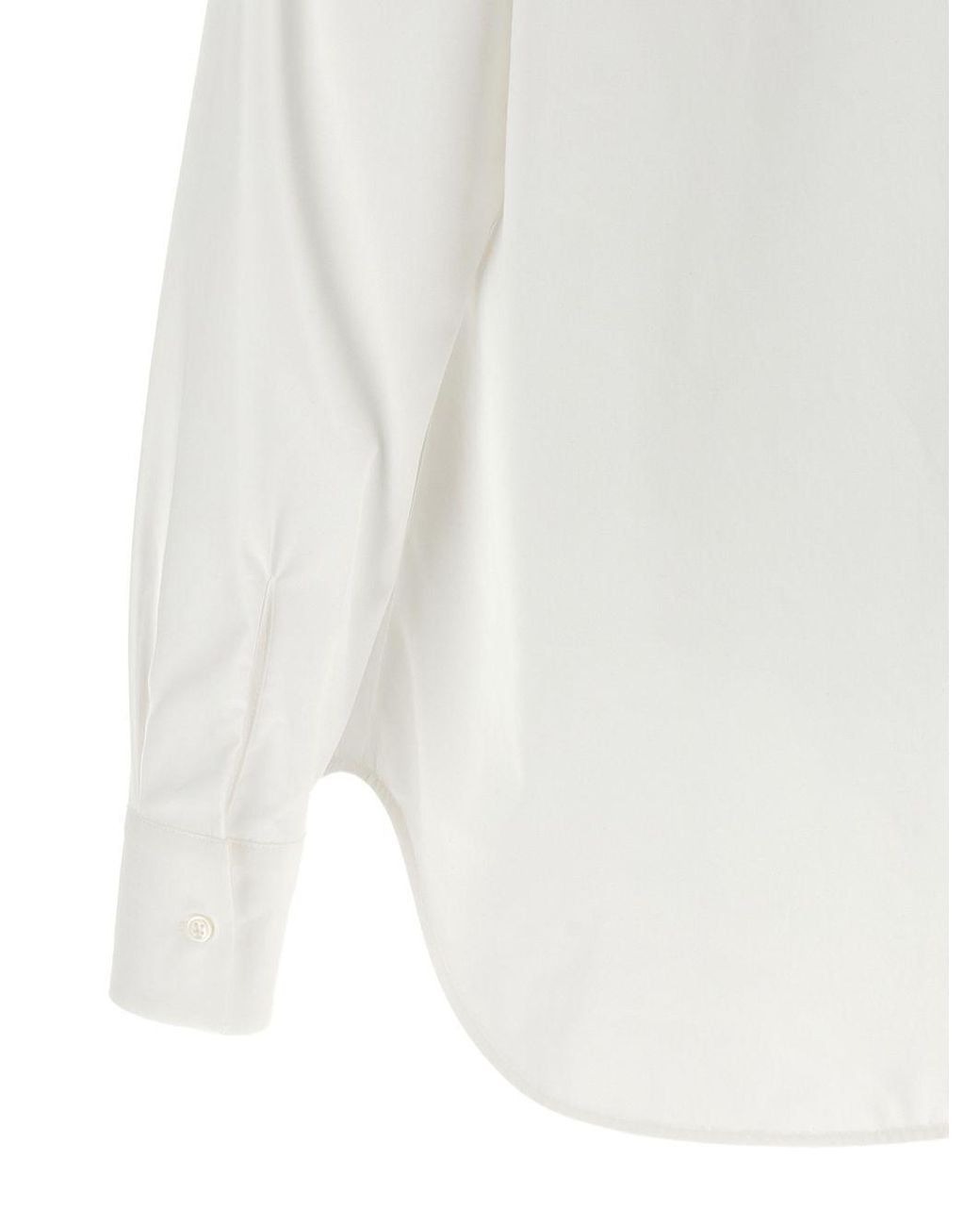 Ermanno Scervino White Long Sleeve Shirt