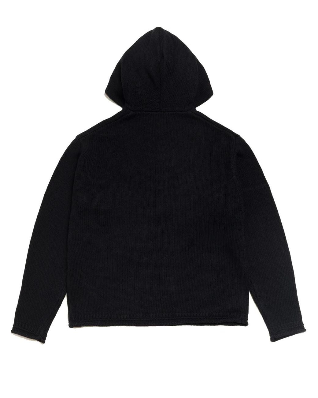 Stussy Black Beach Hooded Sweater for men