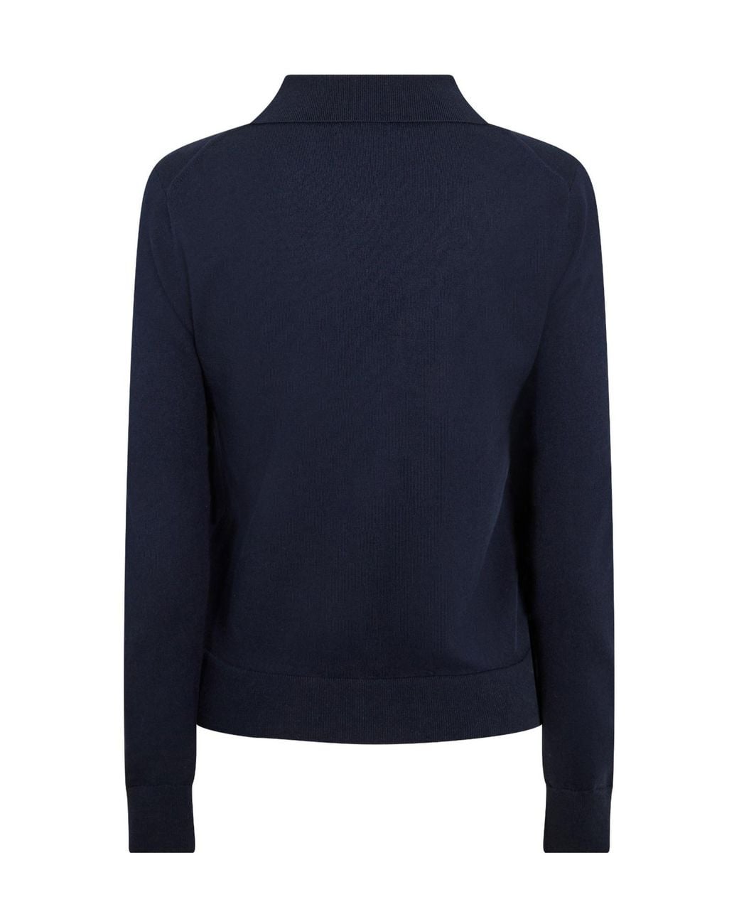 Polo Ralph Lauren Blue Collared Knit Cardigan
