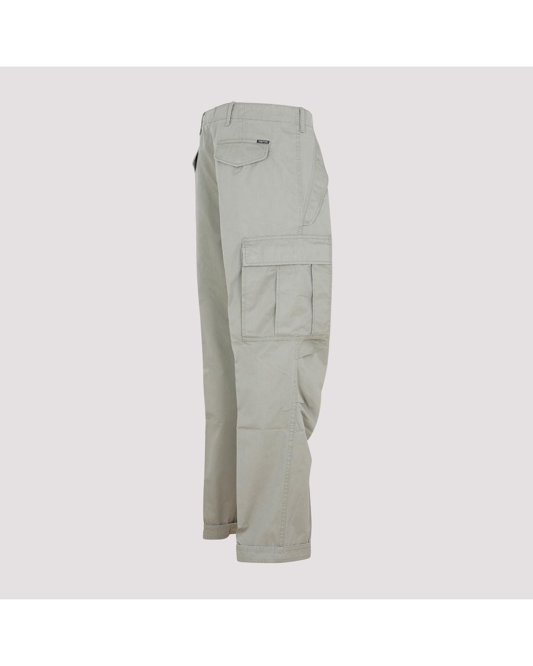 Tom Ford Gray Straight-Leg Cargo Pants for men