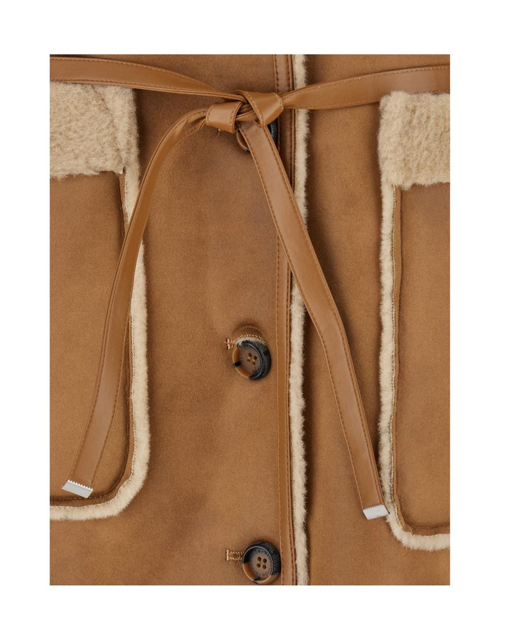 Urbancode Brown Belted Waistcoat