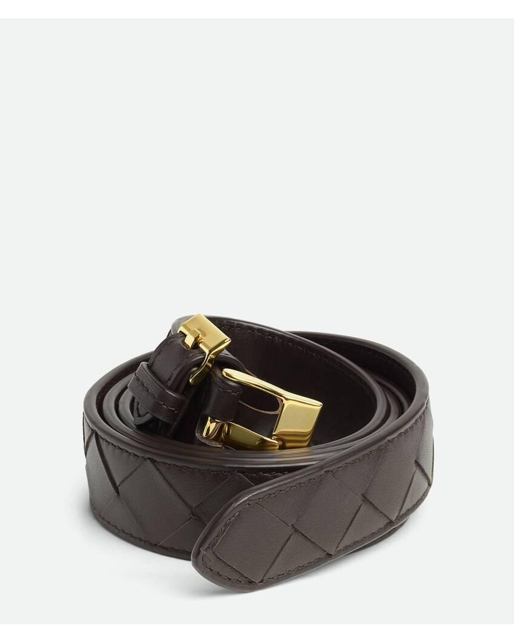 Bottega Veneta Black Watch Belt