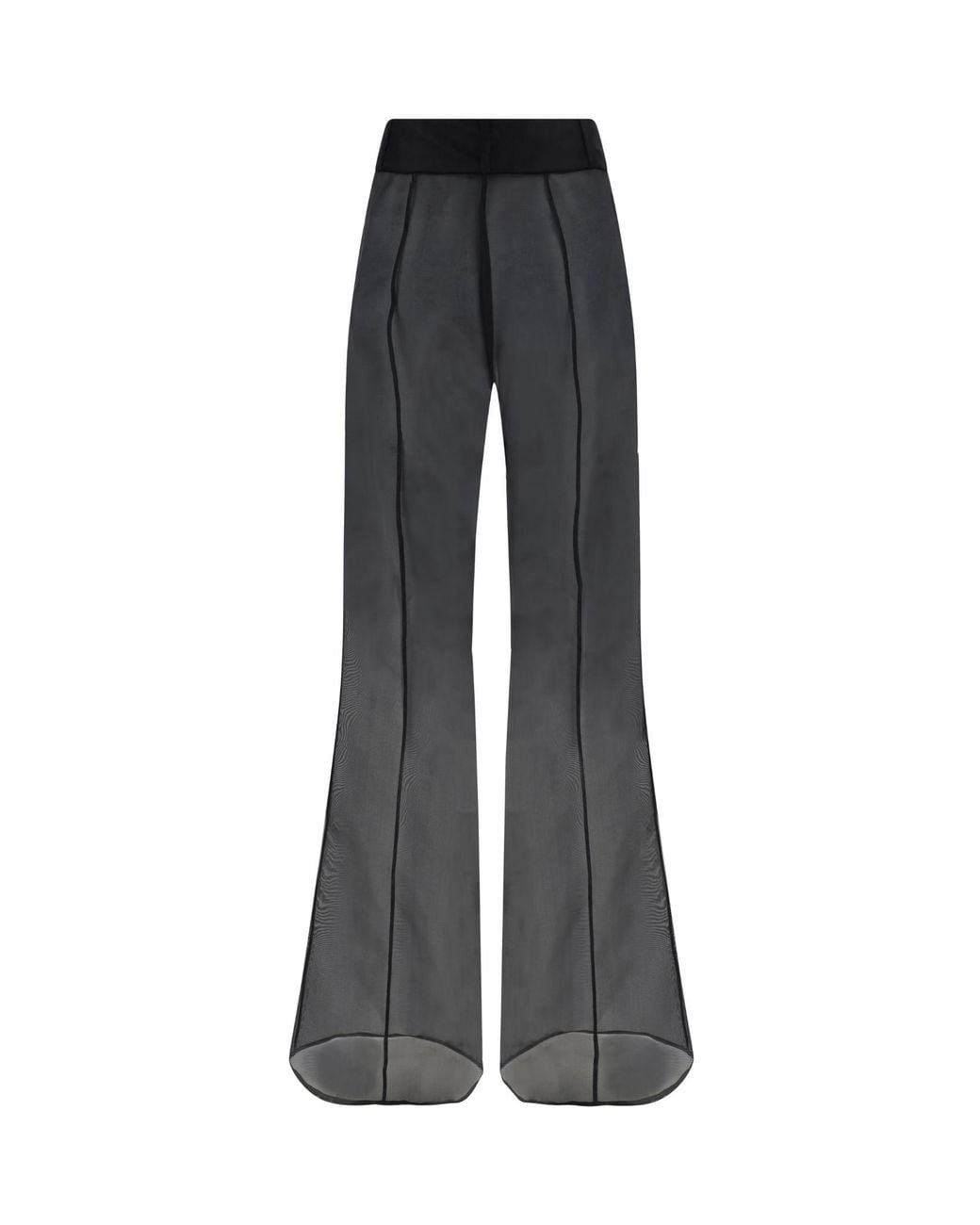 Gabriela Hearst Gray Belt-Loop Casual Pants