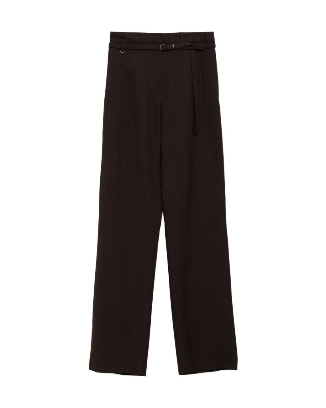 Dries Van Noten Black Drawstring Casual Trousers