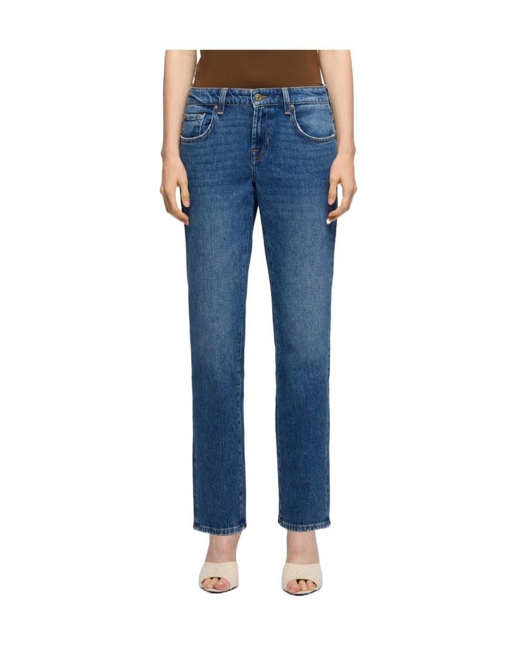 7 For All Mankind Blue Low Cigarette