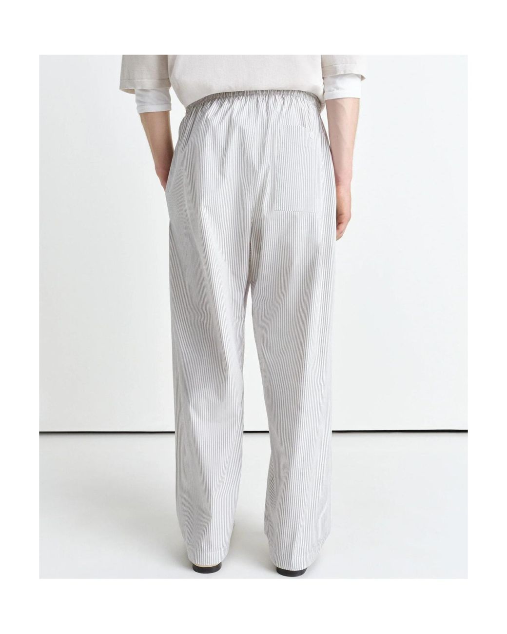 Lemaire White Pyjama Trousers for men