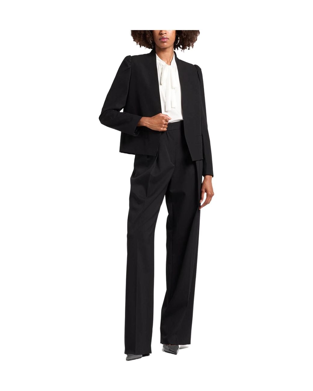 Max Mara Black Solid Color Jackets