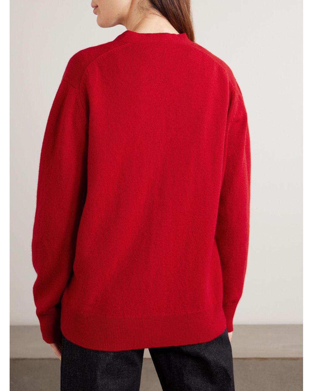 &Daughter Red Wool Knitted Sweater