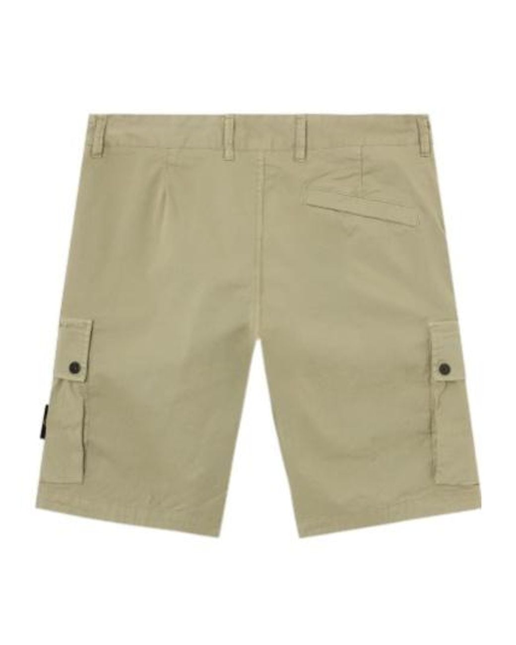 Stone Island Green Slim-Fit Cargo Bermuda Shorts With Zip Pockets for men