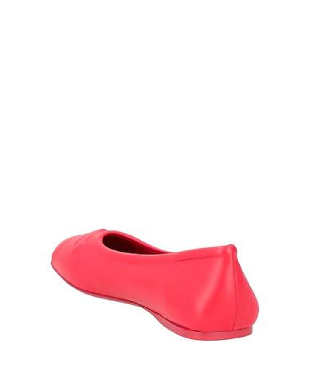 Marni Red Plain Colour Ballet Flats