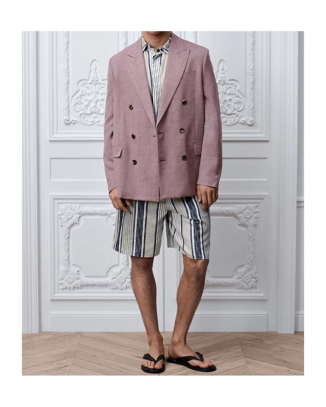 Dior Purple Iviera Double-Breasted Jacket for men