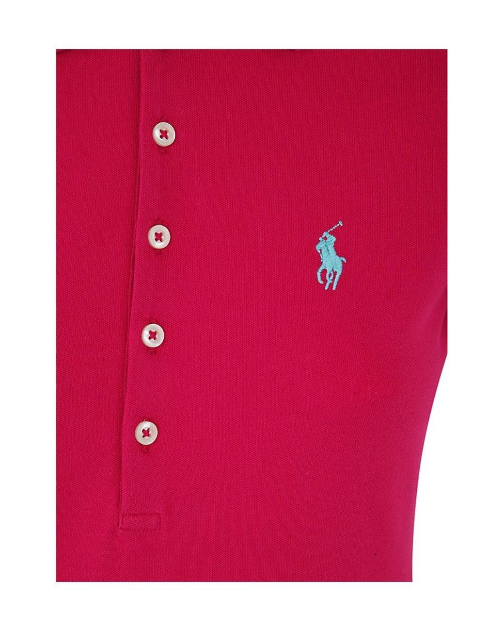 Polo Ralph Lauren Pink Slim Fit Stretch Polo Shirt