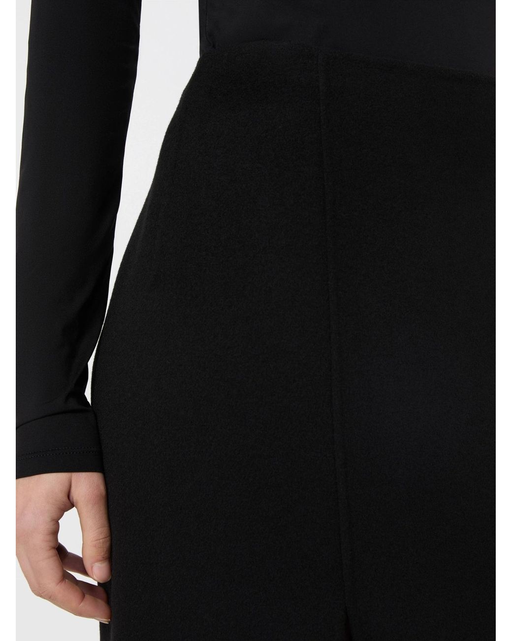 Sportmax Black Spxdanza Midi Skirt