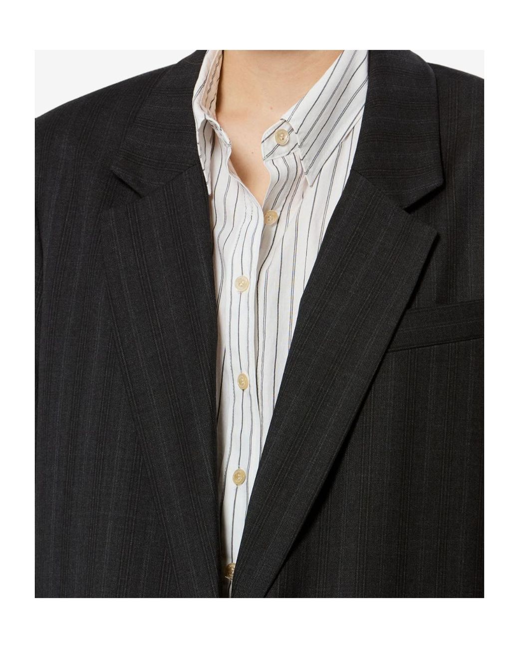 Isabel Marant Black Nerix Wool Jacket