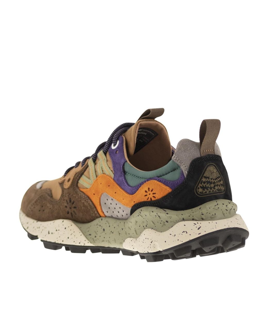 Flower Mountain Brown Yamano 3 Lace-Up Sneakers for men