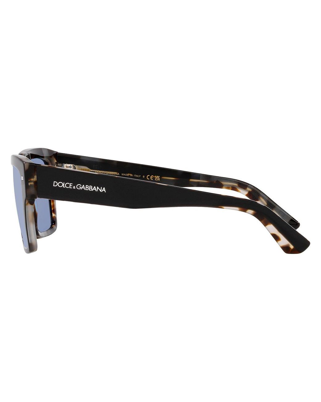 Dolce & Gabbana Blue Eyewear Square Frame Sunglasses for men