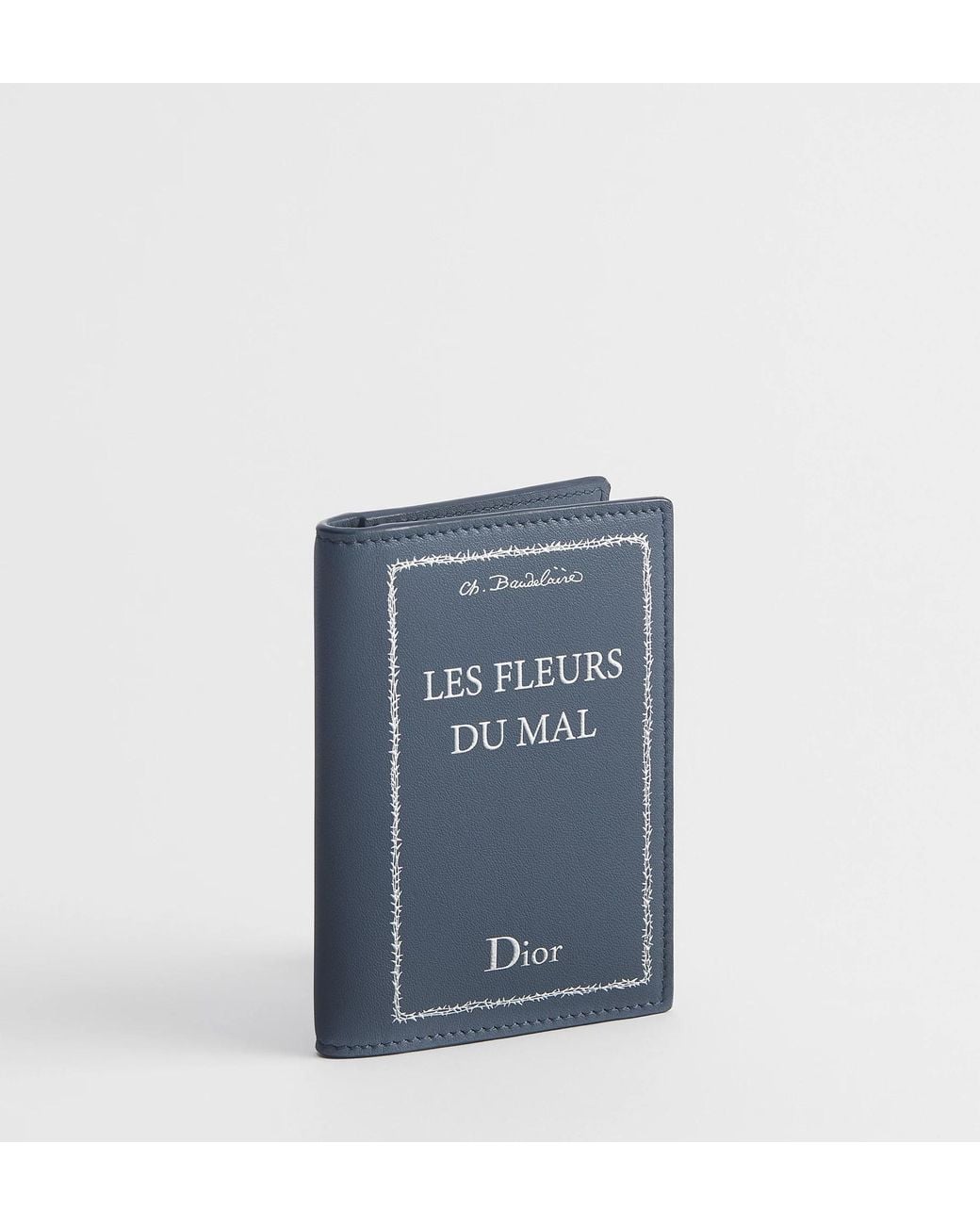 Dior Blue Passport Cover for men