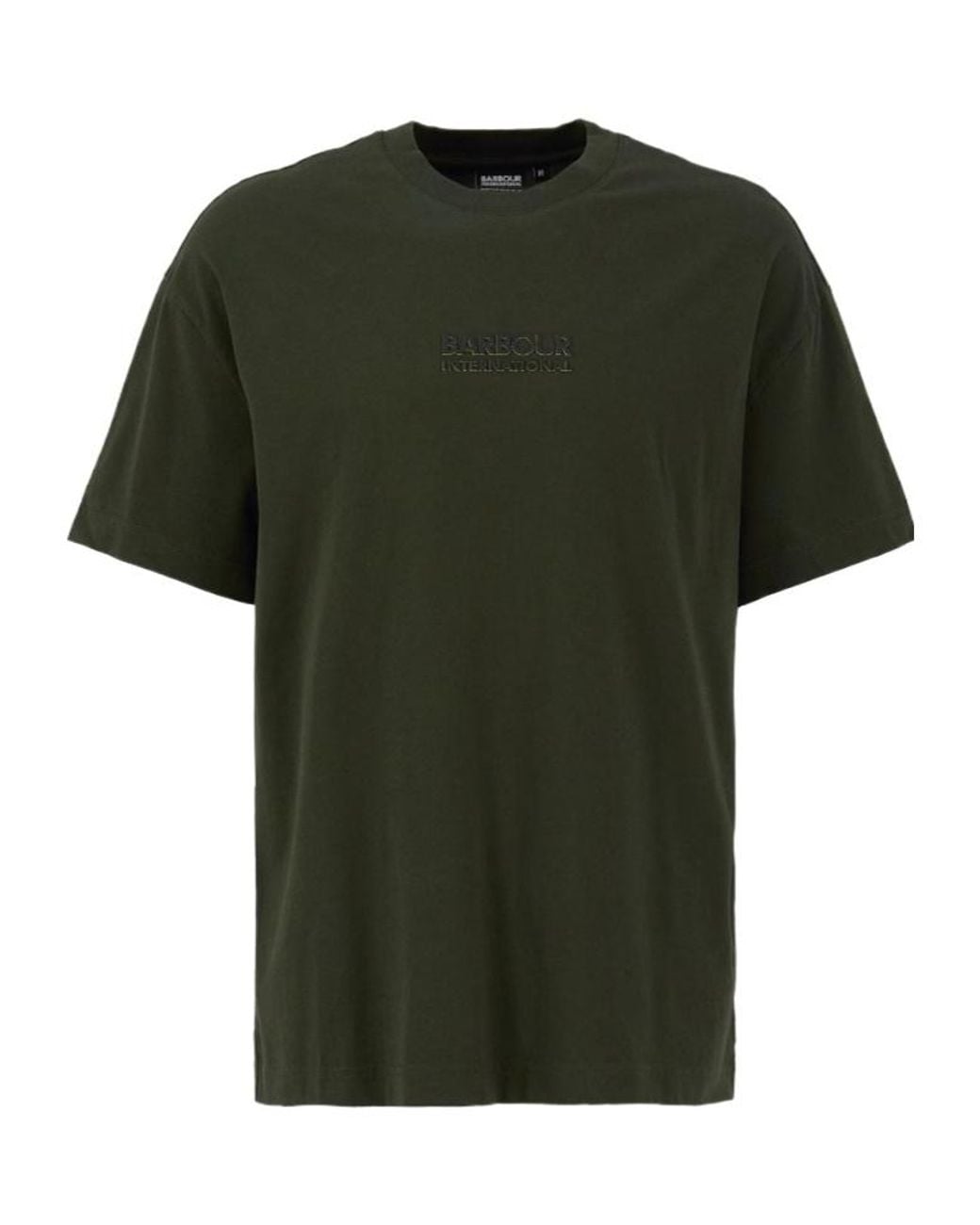 Barbour Green Oversized Collins T-Shirt for men