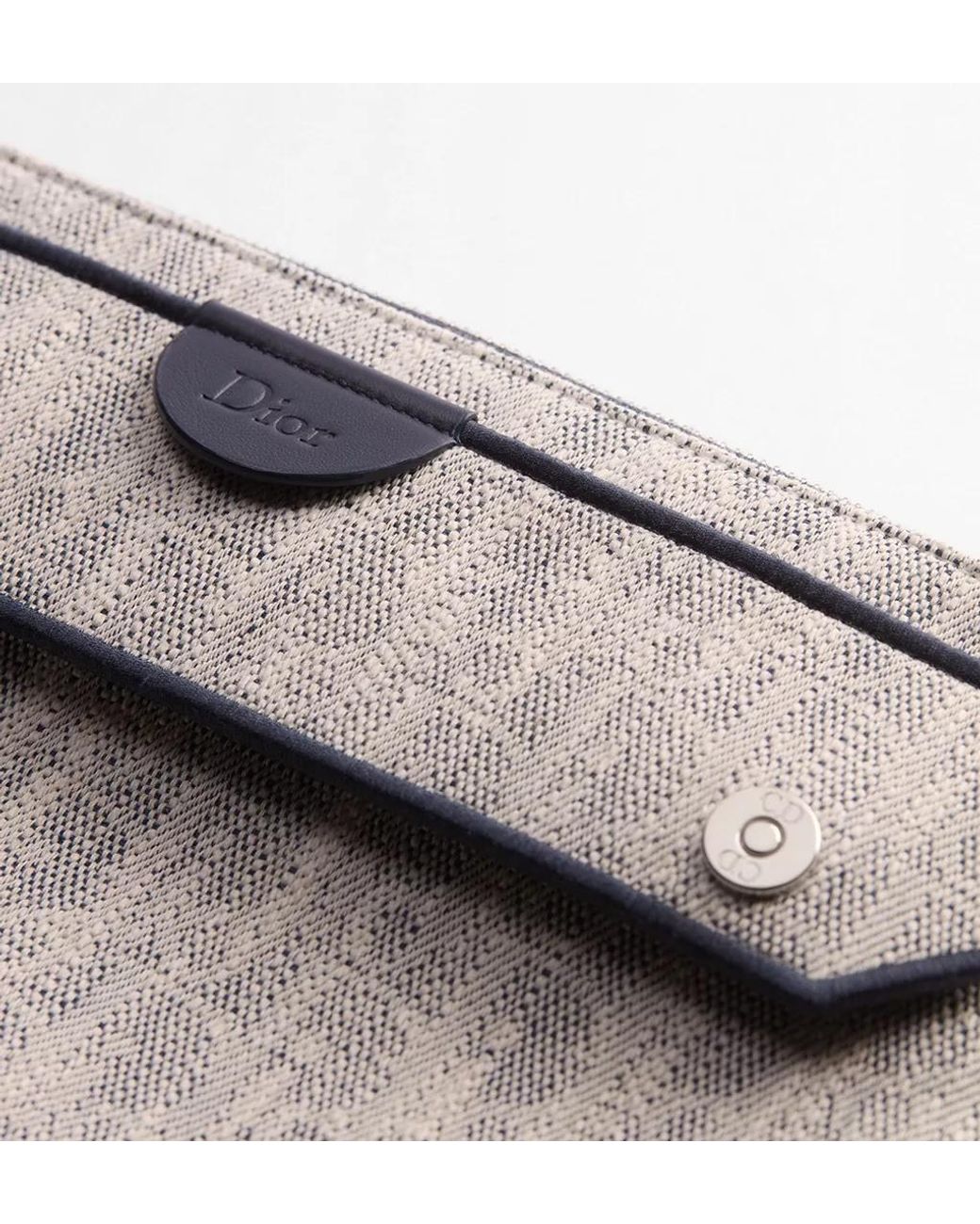 Dior Metallic Iviera Pocket Jett A5 Triangle Pouch for men