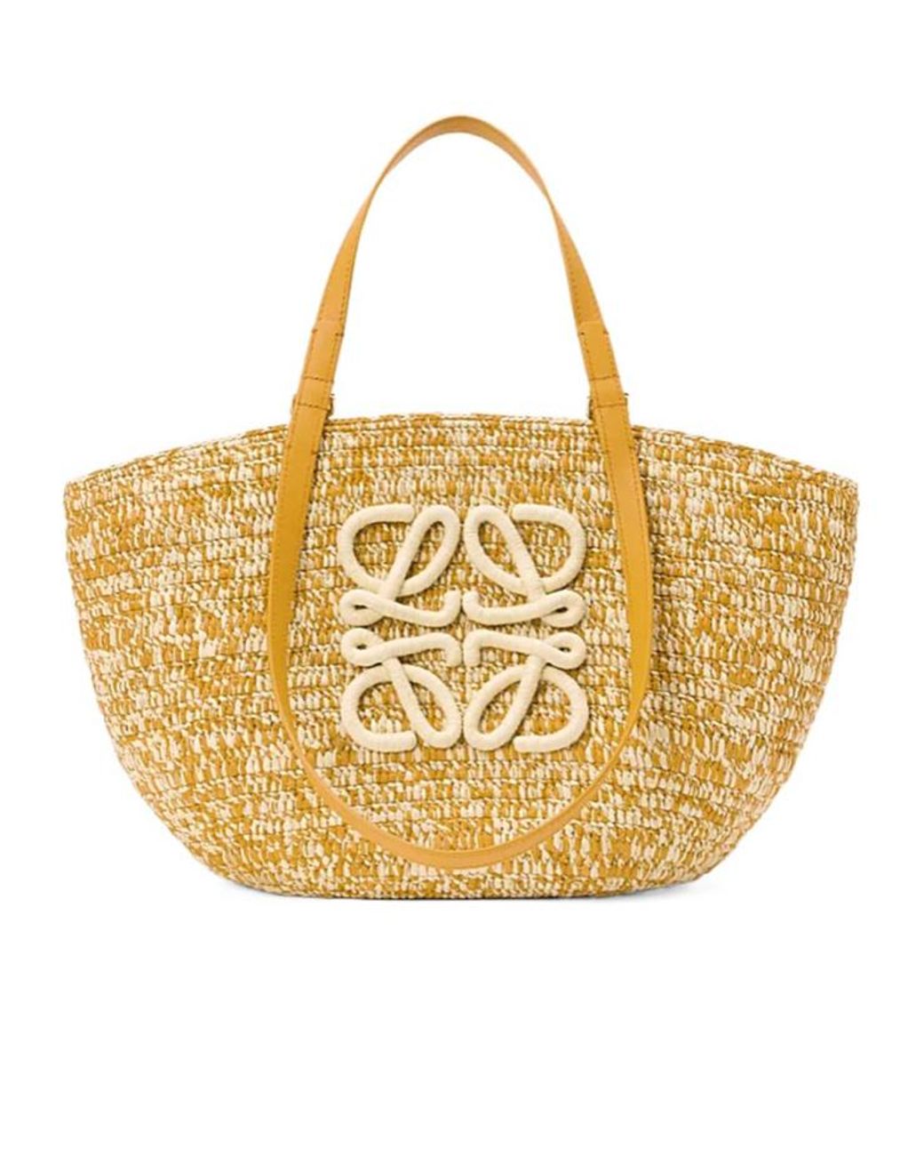 Loewe Metallic Logo Basket Bag