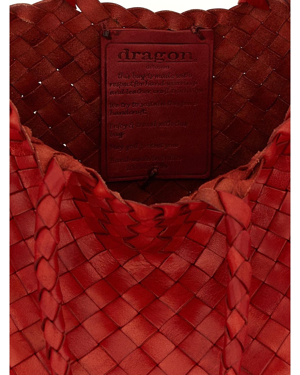 Dragon Diffusion Red Santa Croce Small Tote Bag
