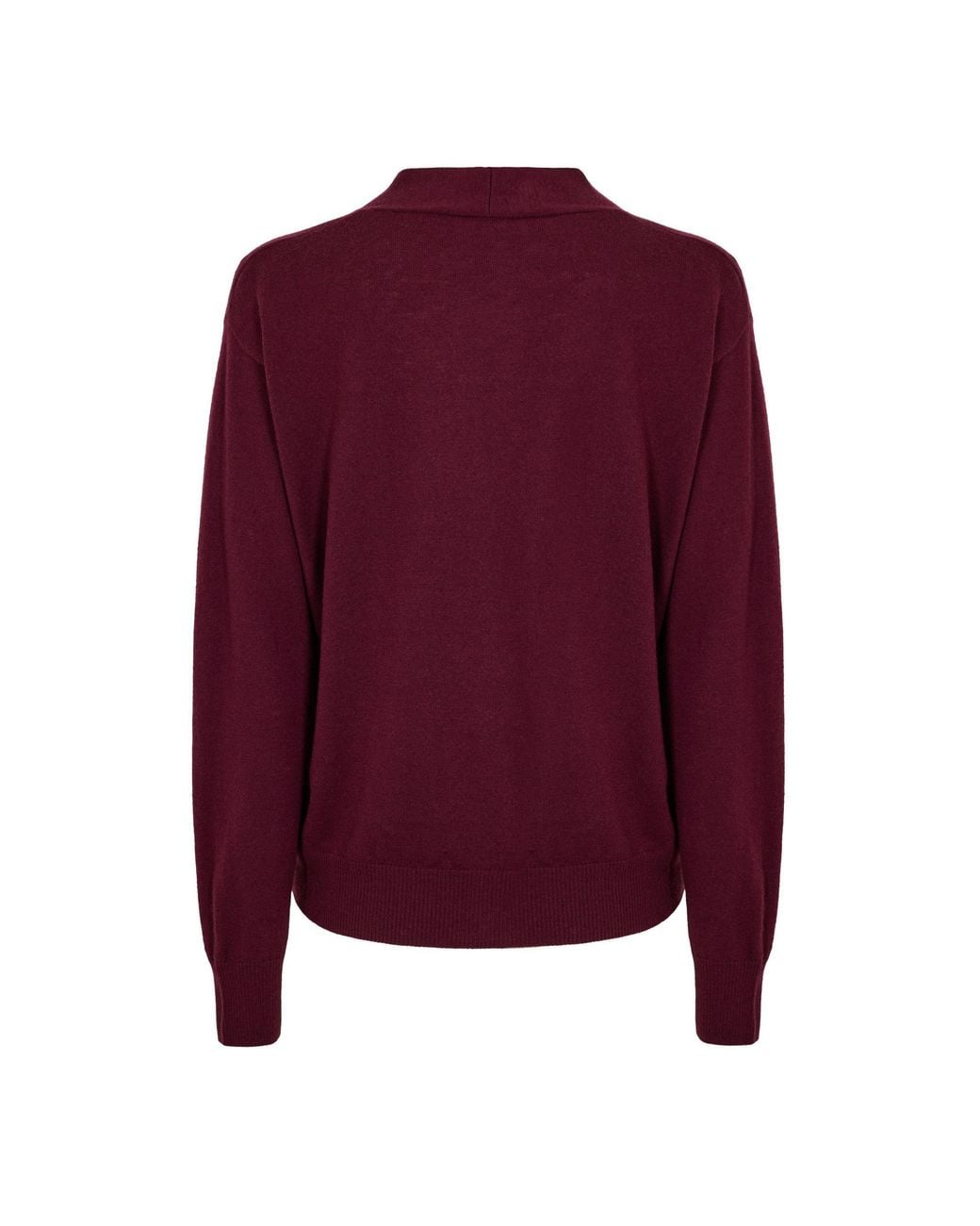 Weekend by Maxmara Purple V-Neck Knit Cardigan