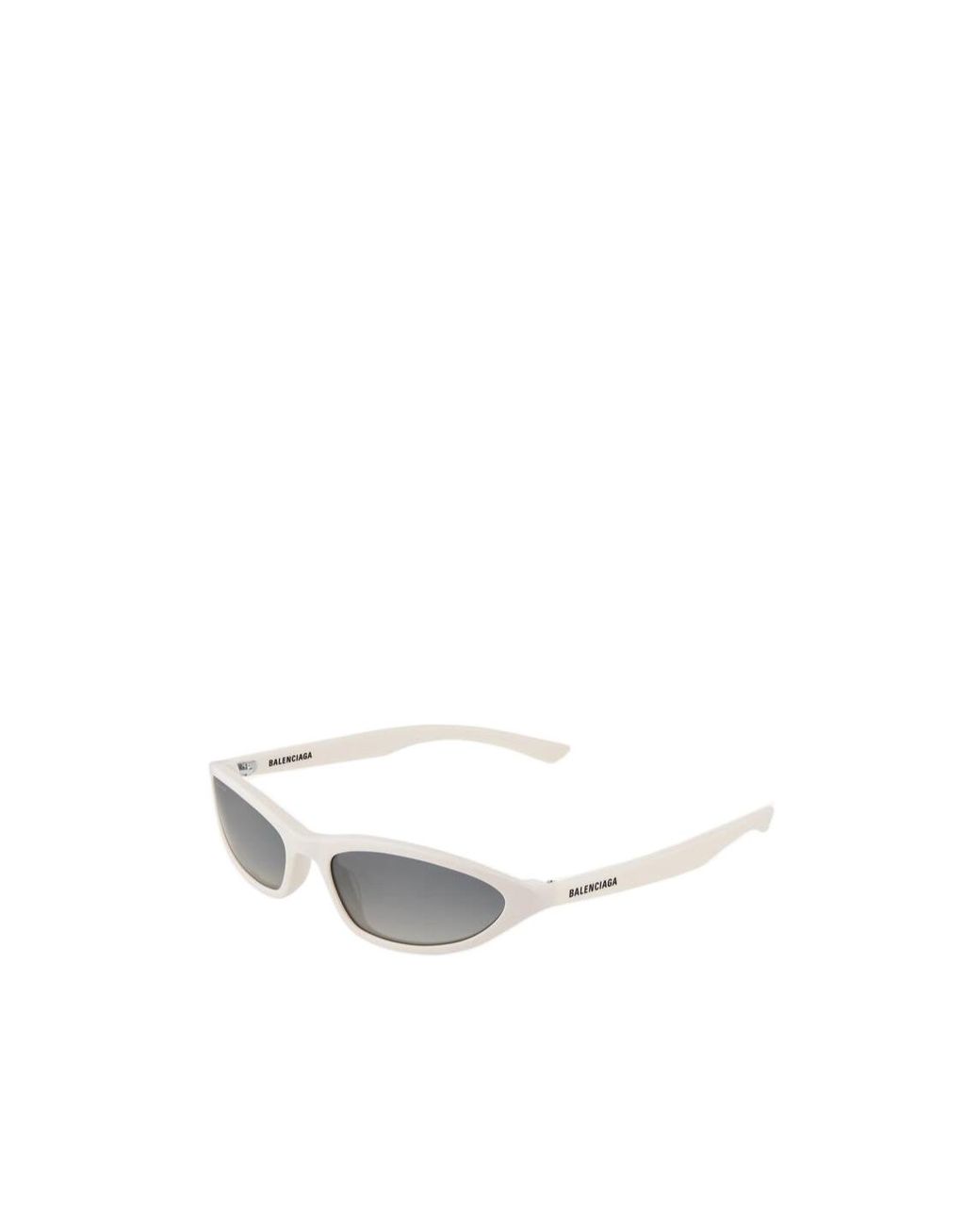 Balenciaga White バレンシアガ アイウェア キャットアイ フレーム サングラス
