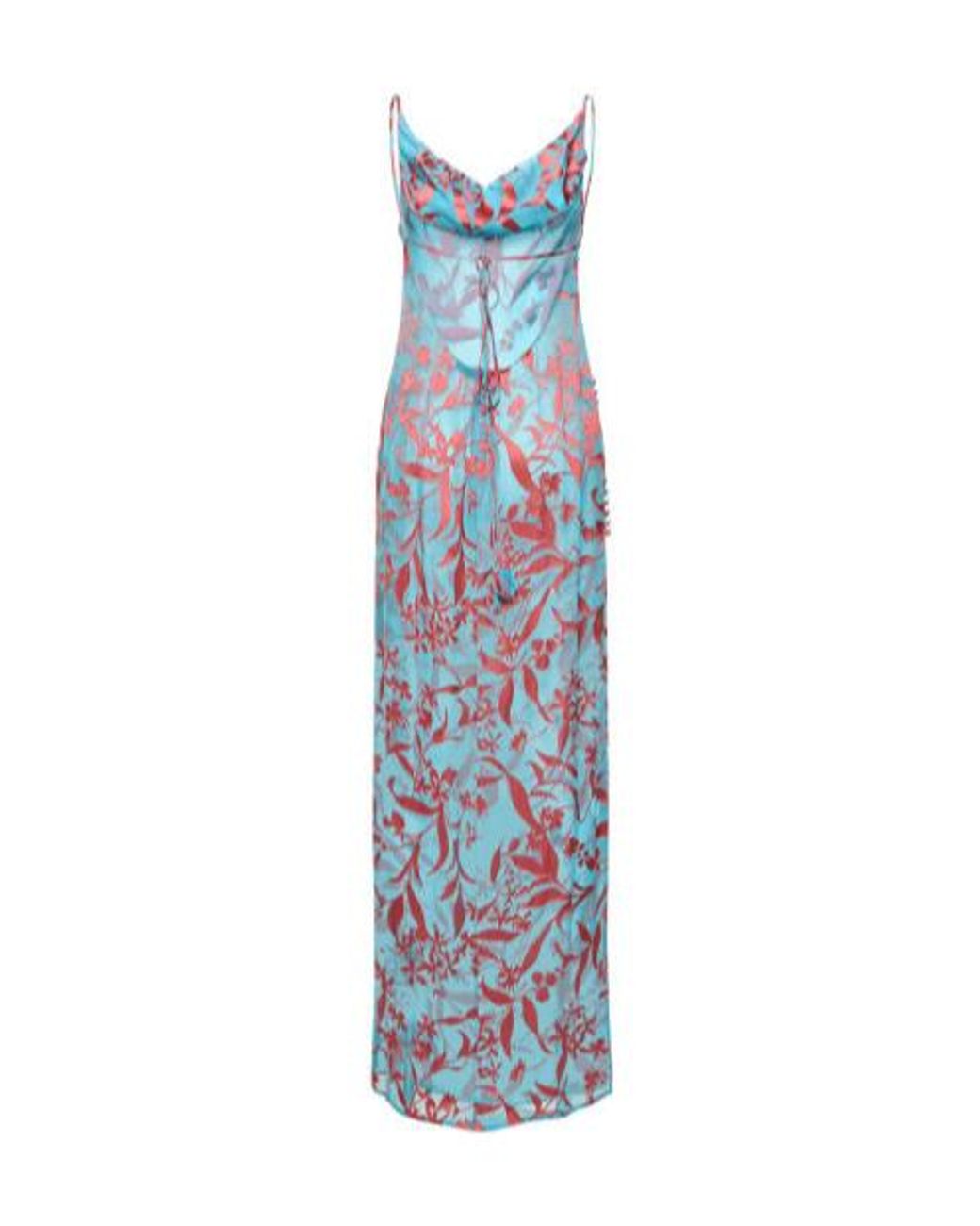 Magda Butrym Blue Chiffon Dress