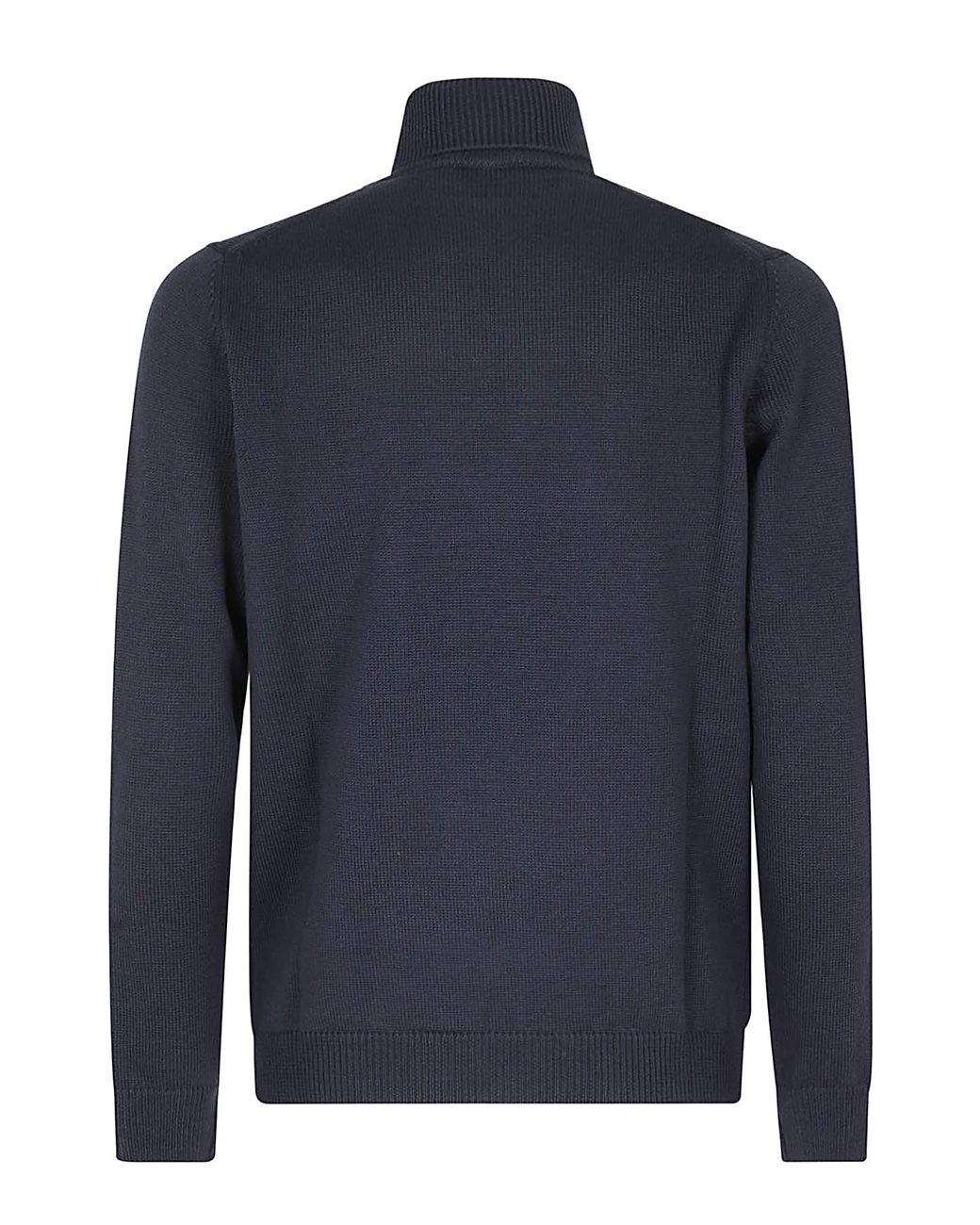 Roberto Collina Blue Turtleneck Long Sleeve Sweater for men