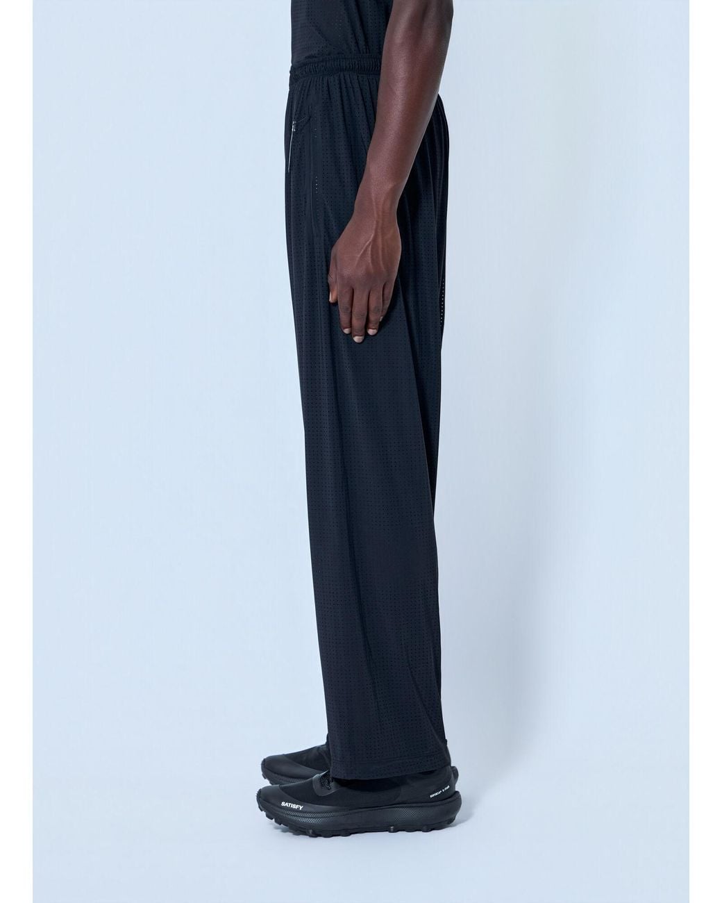 Satisfy Blue Space-O Perforated Joggers for men
