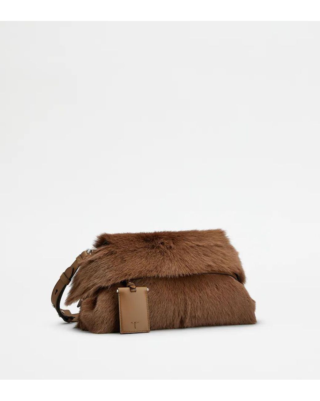 Tod's Brown Wave Pouch
