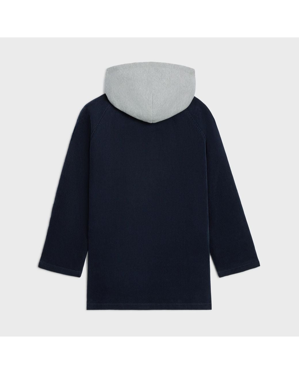 Céline Blue Triomphe Car Coat Jacket