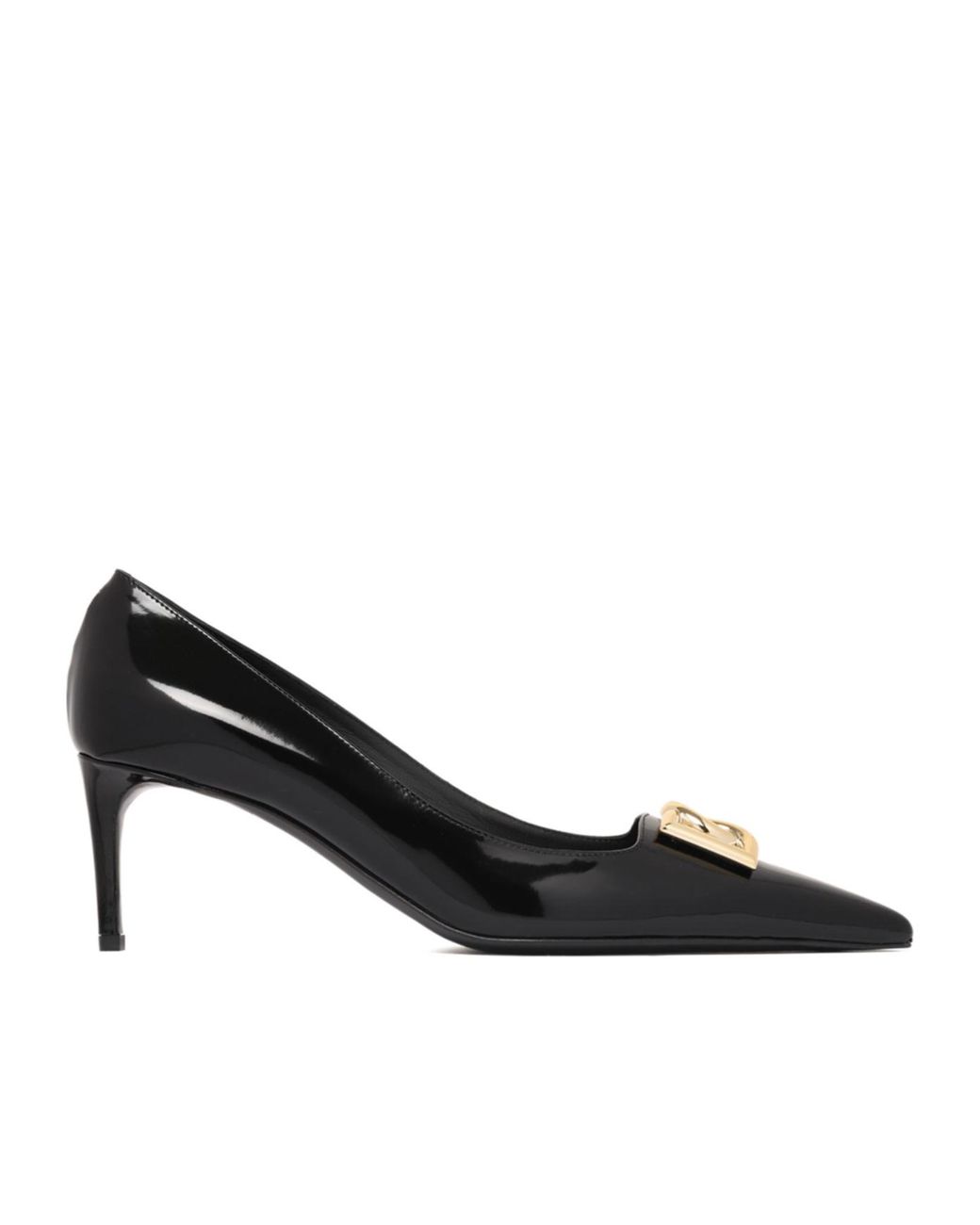 Dolce & Gabbana Black Cow Leather With Heel