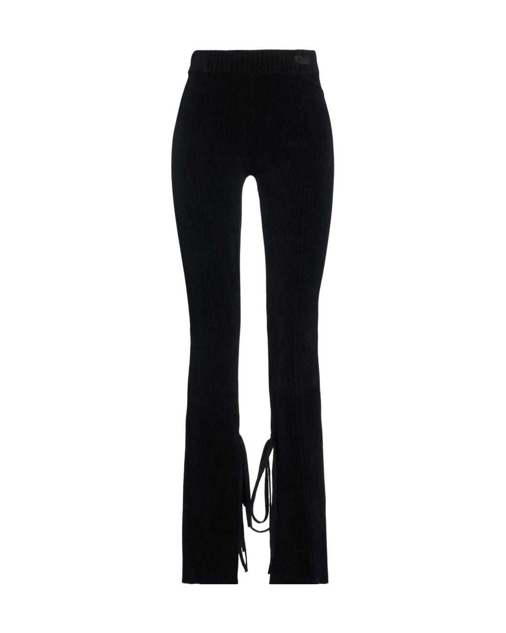 Jacquemus Black Solid Colour Leggings